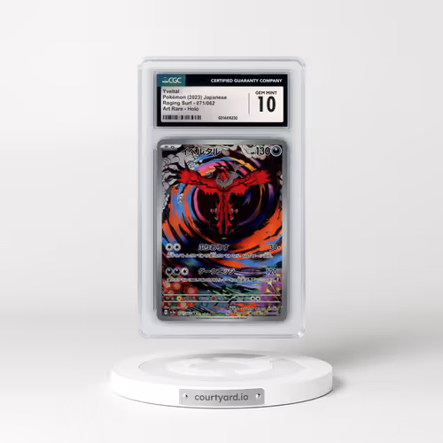 2023 Raging Surf #071/062 Yveltal - Art Rare (CGC 10 GEM MINT)
