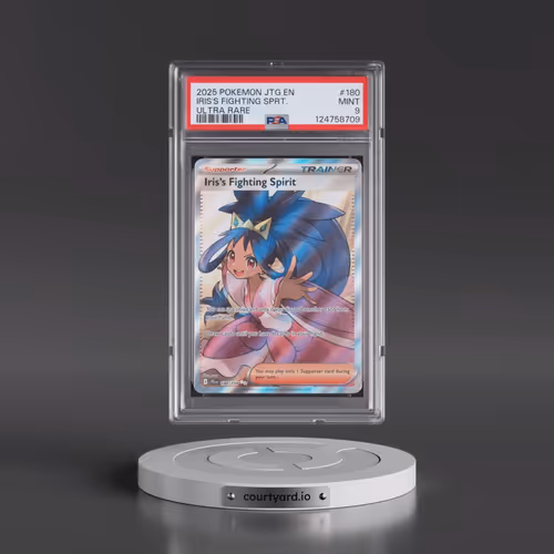 2025 Pokémon Jtg EN-Journey Together #180 Iris's Fighting Spirit - Ultra Rare (PSA 9 MINT)