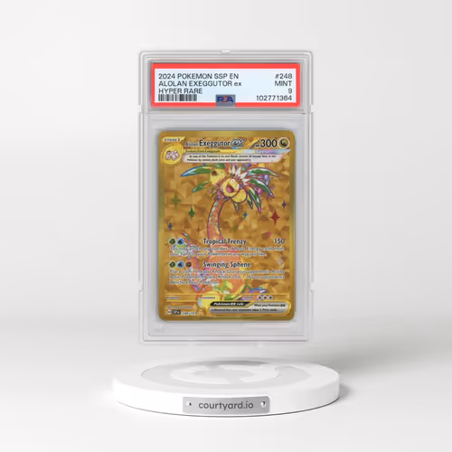 2024 Pokémon Ssp EN-Surging Sparks #248 Alolan Exeggutor EX - Holo Hyper Rare (PSA 9 MINT)
