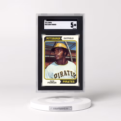 1974 Topps #252 Dave Parker (SGC 5 EX)