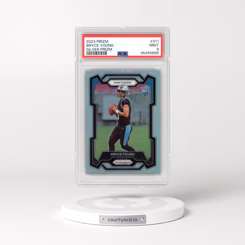 2023 Panini Prizm #311 Bryce Young - Silver Prizm (PSA 9 MINT)