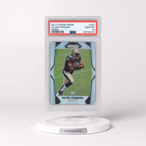 2017 Panini Prizm #291 Alvin Kamara - Prizm (PSA 10 GEM MINT)