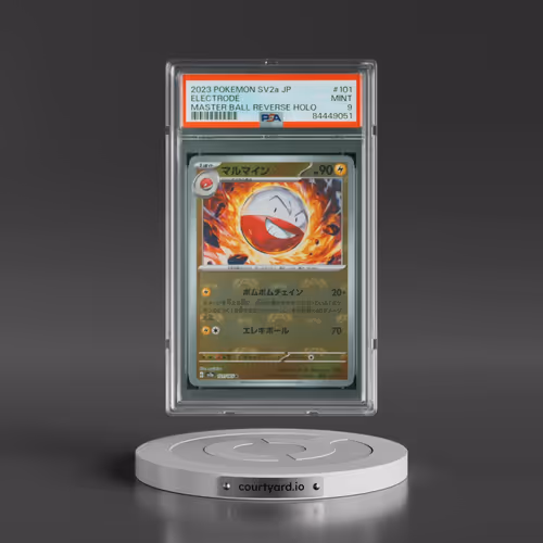 2023 Pokémon Sv2a-Pokemon 151 #101 Electrode - Reverse Holo Master Ball (PSA 9 MINT)