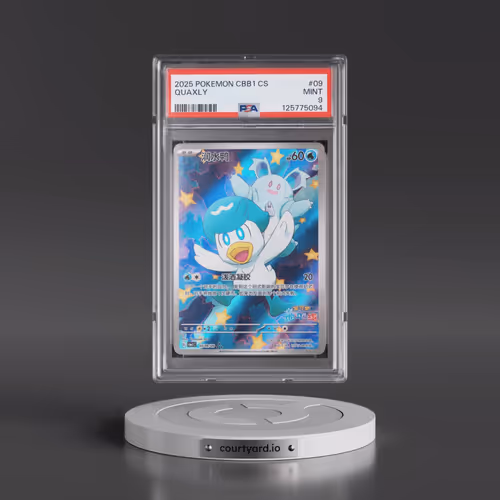 2025 Pokémon Simplified CBB1 C-Gem Pack Vol 1 #09 Quaxly (PSA 9 MINT)