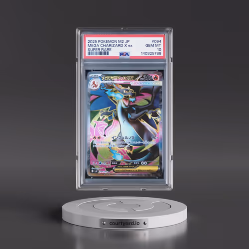2025 Pokémon M2-Inferno X #094 Mega Charizard X EX - Holo Super Rare (PSA 10 GEM MINT)