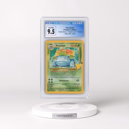 2021 Celebrations - Classic Collection #15/102 Venusaur - Base Set Holo (CGC 10 GEM MINT)