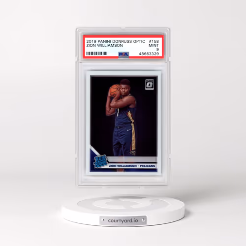 2019 Panini Donruss Optic #158 Zion Williamson (PSA 9 MINT)