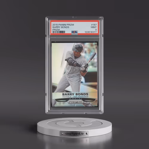 2015 Panini Prizm #167 Barry Bonds - Prizm (PSA 9 MINT)