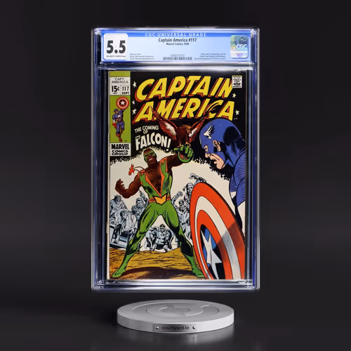 Captain America #117 CGC 5.5 Off-white to White Pages (Marvel Comics, 9/69)