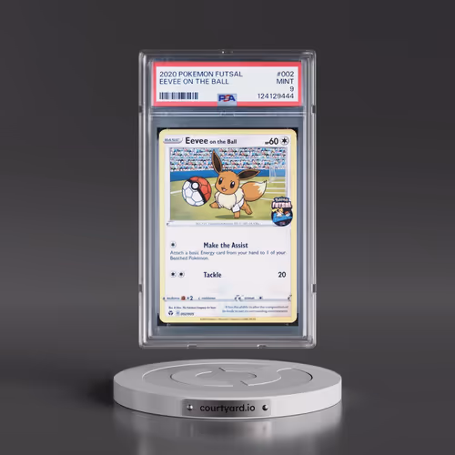 2020 Pokémon Futsal #002 Eevee on the Ball (PSA 9 MINT)