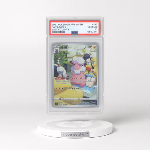 2021 Pokémon Sword & Shield Vmax Climax #194 Flaaffy - Full Art (PSA 10 GEM MINT)