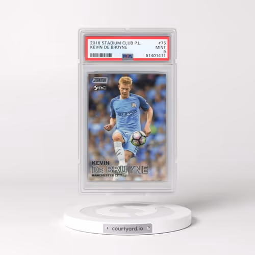 2016 Stadium Club Premier League #75 Kevin de Bruyne (PSA 9 MINT)