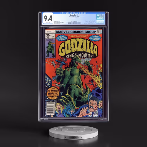 Godzilla #1 CGC 9.4 White Pages (Marvel Comics, 8/77)