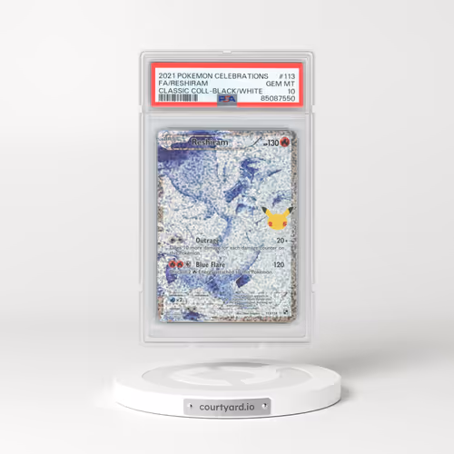 2021 Pokémon Celebrations Classic Collection #113 Reshiram - Full Art (PSA 10 GEM MINT)
