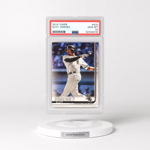 2019 Topps #670 Eloy Jimenez (PSA 10 GEM MINT)