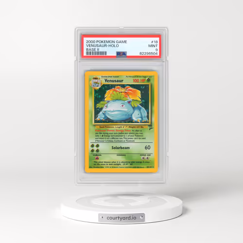 2000 Pokémon Game Base II #18 Venusaur - Holo (PSA 9 MINT)