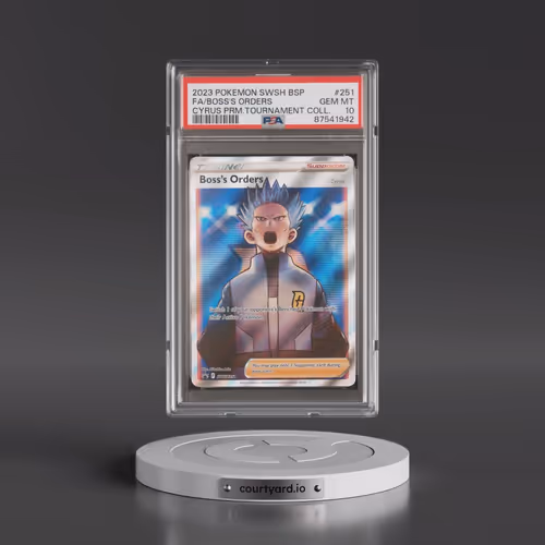 2023 Pokémon Swsh Black Star Promo #251 Boss's Orders - Full Art Cyrus Premium Tournament Collection