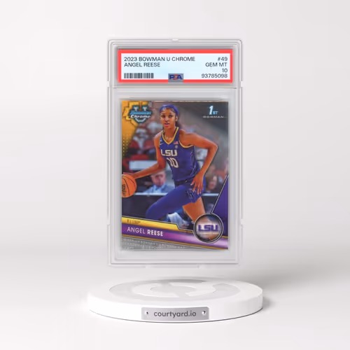2023 Bowman University Chrome #49 Angel Reese (PSA 10 GEM MINT)