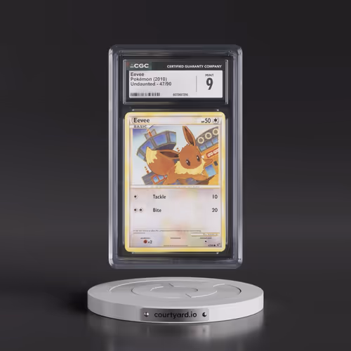 2010 Undaunted #47/90 Eevee (CGC 9 MINT)