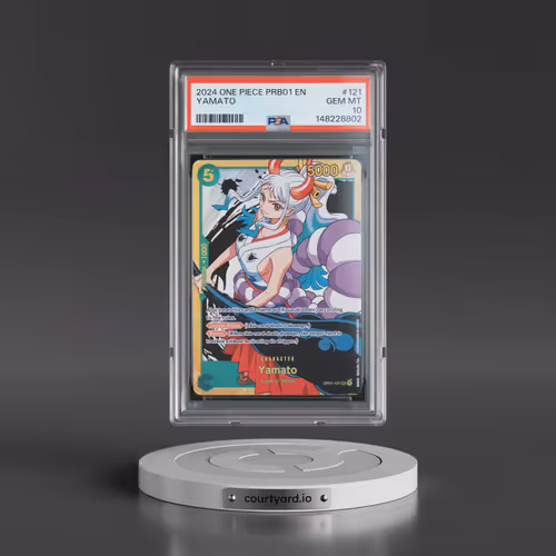 2024 One Piece PRB01-Premium Booster -One Piece Card the Best #121 Yamato (PSA 10 GEM MINT)