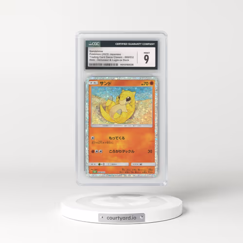 2023 Trading Card Game Classic - CLF, CLL, CLK #008/032 Sandshrew - Venusaur & Lugia ex Deck - CLF Holo (CGC 9 MINT)
