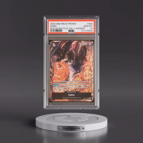 2023 One Piece Promos #083 Sabo - Sealed Battle Vol.1-Winner (PSA 10 GEM MINT)