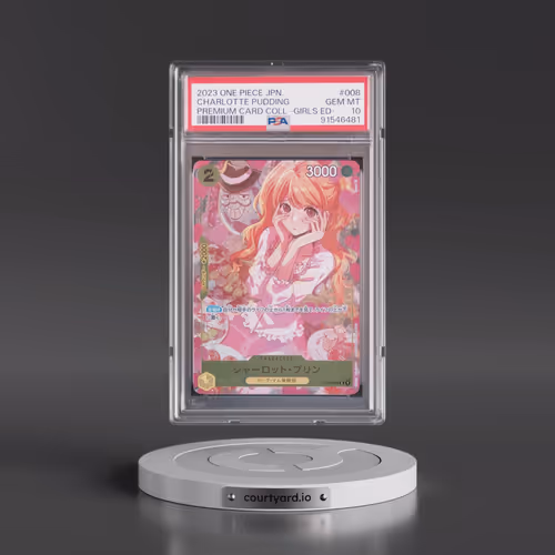 2023 One Piece Japanese Premium Card Collection -Girls Edition #008 Charlotte Pudding (PSA 10 GEM MI