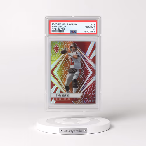2020 Panini Phoenix #35 Tom Brady - Fire Burst (PSA 10 GEM MINT)
