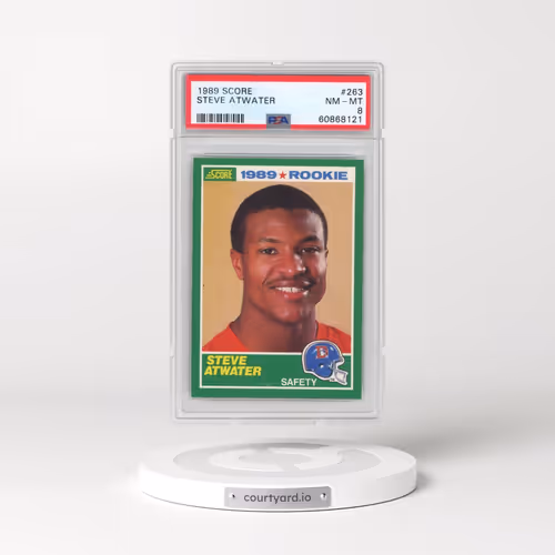 1989 Score #263 Steve Atwater (PSA 8 NM-MT)