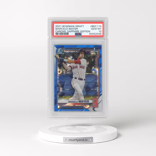2021 Bowman Draft Chrome Sapphire Edition #BDC174 Marcelo Mayer (PSA 10 GEM MINT)