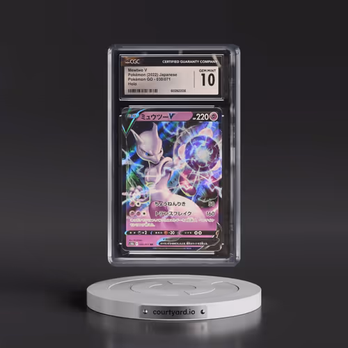 2022 Pokémon GO #030/071 Mewtwo V - Holo (CGC 10 GEM MINT)