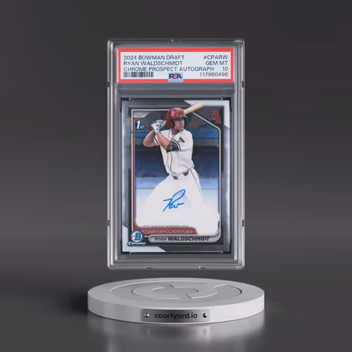 2024 Bowman Draft Chrome Prospect Autographs #CPARW Ryan Waldschmidt (PSA 10 GEM MINT)