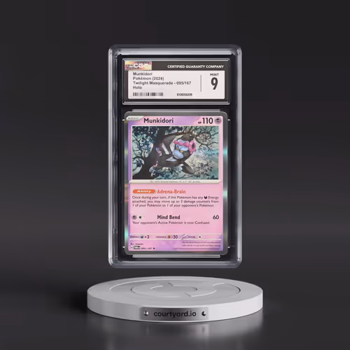 2024 Pokémon Twm EN-Twilight Masquerade #095 Munkidori (CGC 9 MINT)