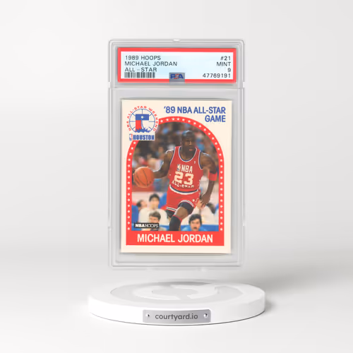 1989 Hoops #21 Michael Jordan - All-Star (PSA 9 MINT)