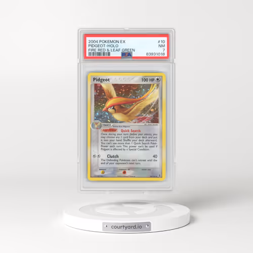 2004 Pokémon EX Fire Red & Leaf Green #10 Pidgeot - Holo (PSA 7 NM)