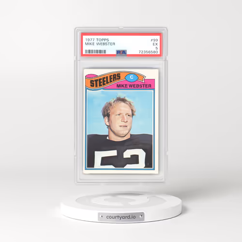 1977 Topps #99 Mike Webster (PSA 5 EX)