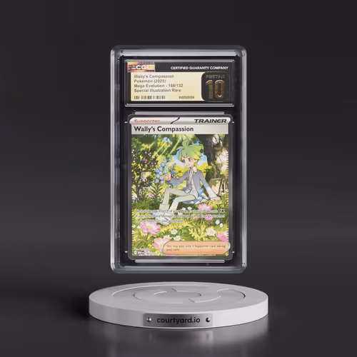 2025 Mega Evolution - MEG EN #186/132 Wally's Compassion - Special Illustration Rare (Holo) (CGC 10