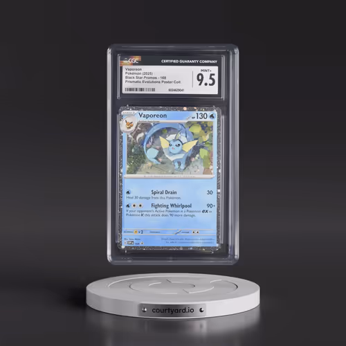 2023 Black Star Promos - Scarlet & Violet SVP EN #168 Vaporeon - Prismatic Evolutions Poster Collect