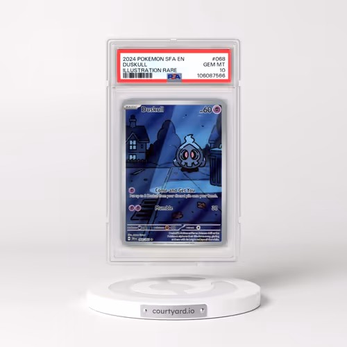 2024 Pokémon Sfa EN-Shrouded Fable #068 Duskull - Illustration Rare (PSA 10 GEM MINT)