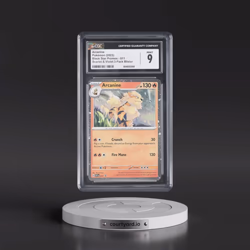 2023 Black Star Promos - Scarlet & Violet SVPEN #011 Arcanine - Scarlet & Violet 3-Pack Blister (Cos