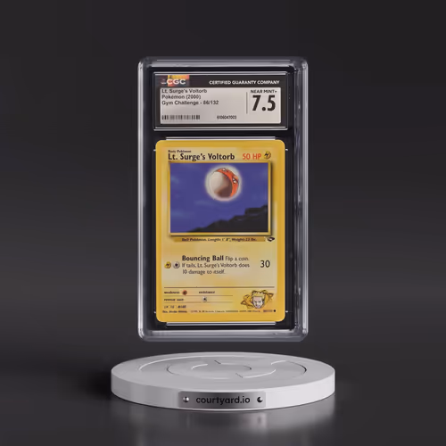 2000 Gym Challenge #86/132 Lt. Surge's Voltorb (CGC 7.5 NM+)