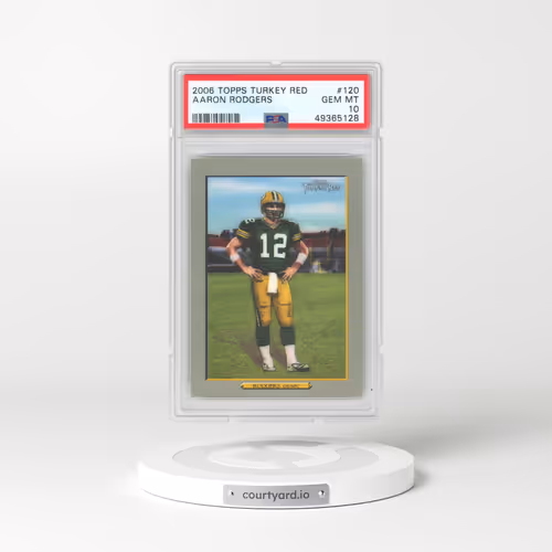 2006 Topps Turkey Red #120 Aaron Rodgers (PSA 10 GEM MINT)