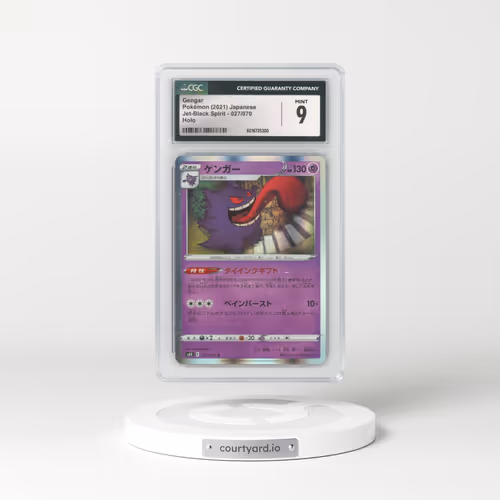 2021 Jet-Black Spirit #027/070 Gengar - Holo (CGC 9 MINT)