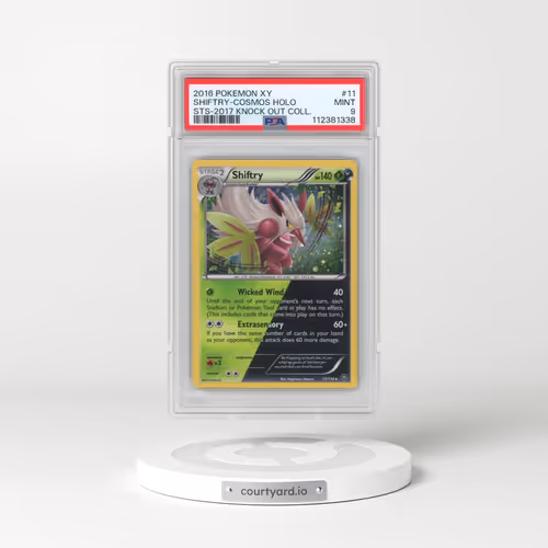 2016 Pokémon XY Steam Siege #11 Shiftry - Holo Cosmos-2017 Knock Out Collection (PSA 9 MINT)