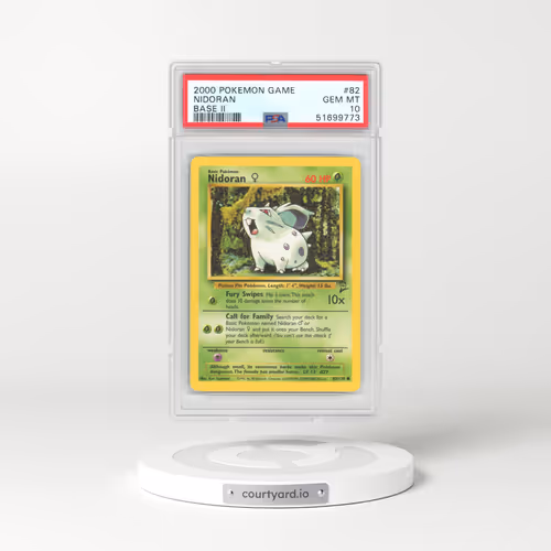 2000 Base Set 2 #82 Nidoran (F) (PSA 10 GEM MINT)