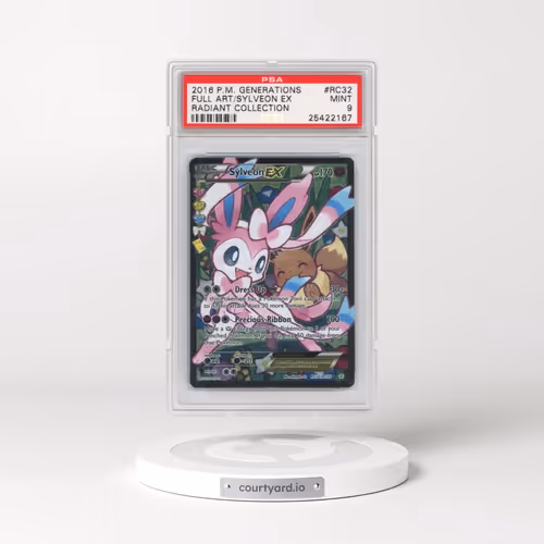 2016 Pokémon XY Generations Radiant Collection #RC32 Sylveon EX - Holo Full Art (PSA 9 MINT)