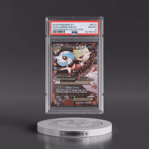 2016 Pokémon XY Generations Radiant Collection #RC31 M Gardevoir EX - Holo Full Art (PSA 8 NM-MT)