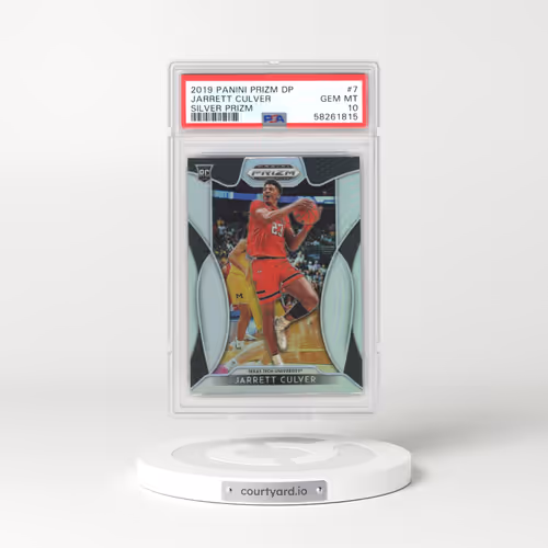 2019 Panini Prizm Draft Picks #7 Jarrett Culver - Silver Prizm (PSA 10 GEM MINT)