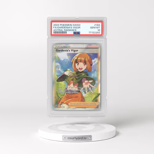 2022 Pokémon Sword & Shield Astral Radiance #184 Gardenia's Vigor - Full Art (PSA 10 GEM MINT)