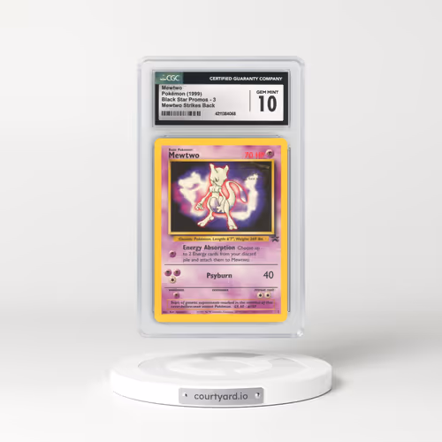 1999 Black Star Promos #3 Mewtwo (CGC 10 GEM MINT)